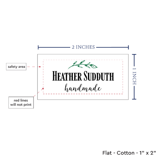 PPLR_HIDDEN_PRODUCT Simple Laurel Labels (2"x1"-Cotton)