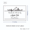 PPLR_HIDDEN_PRODUCT Winter Bird (2"x3" Cotton - 12 labels/set)