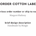 PPLR_HIDDEN_PRODUCT Reorder Previous Label Design - COTTON