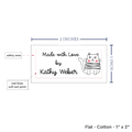 PPLR_HIDDEN_PRODUCT Cute Cat Labels (2"x1"-Cotton)