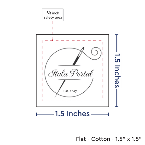PPLR_HIDDEN_PRODUCT Print your Logo or Image on FLAT Cotton Tags