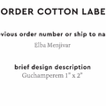 PPLR_HIDDEN_PRODUCT Reorder Previous Label Design - COTTON