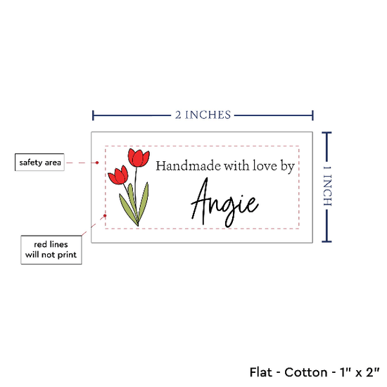 PPLR_HIDDEN_PRODUCT Spring Tulips (2"x1"-Cotton)