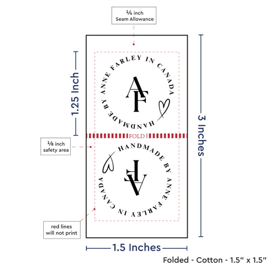 PPLR_HIDDEN_PRODUCT Print Your Logo or Image on FOLDED Cotton Tags