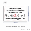 PPLR_HIDDEN_PRODUCT Double Heart Quote (2"x3" Cotton - 12 labels/set)