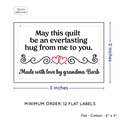 PPLR_HIDDEN_PRODUCT Double Heart Quote (2"x3" Cotton - 12 labels/set)