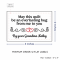 PPLR_HIDDEN_PRODUCT Double Heart Quote (2"x3" Cotton - 12 labels/set)