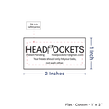 PPLR_HIDDEN_PRODUCT Print your Logo or Image on FLAT Cotton Tags