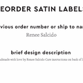 PPLR_HIDDEN_PRODUCT Reorder Previous Label Design - SATIN
