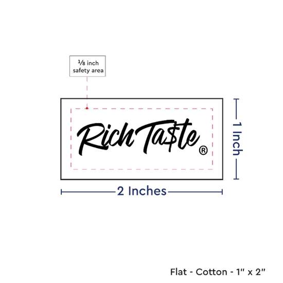 PPLR_HIDDEN_PRODUCT Print your Logo or Image on FLAT Cotton Tags
