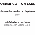 PPLR_HIDDEN_PRODUCT Reorder Previous Label Design - COTTON