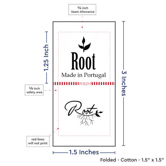 PPLR_HIDDEN_PRODUCT Print Your Logo or Image on FOLDED Cotton Tags