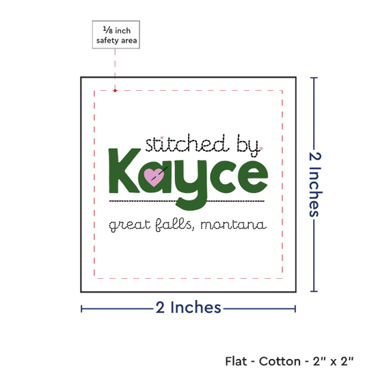 PPLR_HIDDEN_PRODUCT Print your Logo or Image on FLAT Cotton Tags