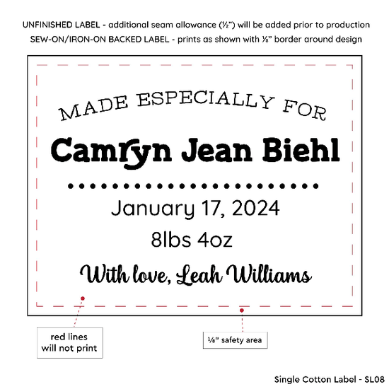 PPLR_HIDDEN_PRODUCT Simple Baby Label