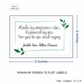 PPLR_HIDDEN_PRODUCT Leaf Quote (2"x3" Cotton - 12 labels/set)