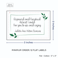 PPLR_HIDDEN_PRODUCT Leaf Quote (2"x3" Cotton - 12 labels/set)