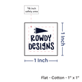 PPLR_HIDDEN_PRODUCT Print your Logo or Image on FLAT Cotton Tags