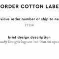 PPLR_HIDDEN_PRODUCT Reorder Previous Label Design - COTTON