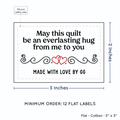 PPLR_HIDDEN_PRODUCT Double Heart Quote (2"x3" Cotton - 12 labels/set)