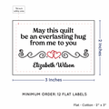 PPLR_HIDDEN_PRODUCT Double Heart Quote (2"x3" Cotton - 12 labels/set)