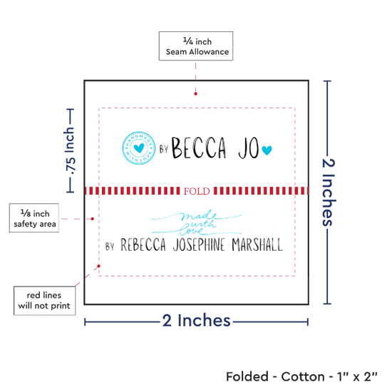 PPLR_HIDDEN_PRODUCT Print Your Logo or Image on FOLDED Cotton Tags