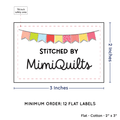 PPLR_HIDDEN_PRODUCT Colorful Banner (2"x3" Cotton - 12 labels/set)