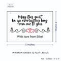 PPLR_HIDDEN_PRODUCT Double Heart Quote (2"x3" Cotton - 12 labels/set)