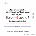 PPLR_HIDDEN_PRODUCT Double Heart Quote (2"x3" Cotton - 12 labels/set)