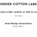 PPLR_HIDDEN_PRODUCT Reorder Previous Label Design - COTTON
