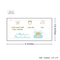 PPLR_HIDDEN_PRODUCT Print your Logo or Image on FLAT Cotton Tags