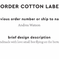 PPLR_HIDDEN_PRODUCT Reorder Previous Label Design - COTTON