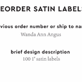 PPLR_HIDDEN_PRODUCT Reorder Previous Label Design - SATIN