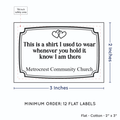 PPLR_HIDDEN_PRODUCT Frame Quote (2"x3" Cotton - 12 labels/set)