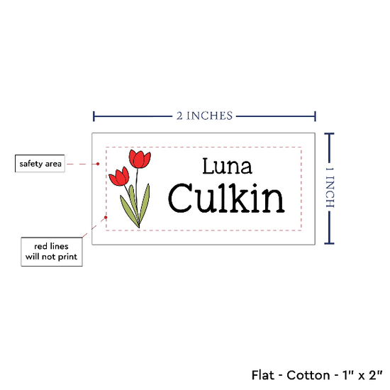 PPLR_HIDDEN_PRODUCT Spring Tulips (2"x1"-Cotton)