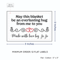 PPLR_HIDDEN_PRODUCT Double Heart Quote (2"x3" Cotton - 12 labels/set)