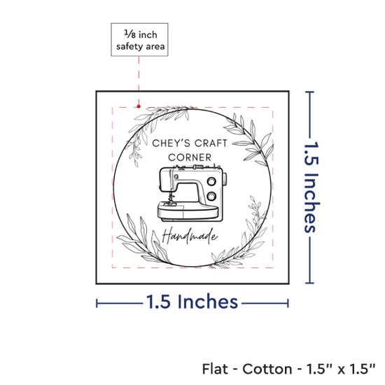PPLR_HIDDEN_PRODUCT Print your Logo or Image on FLAT Cotton Tags