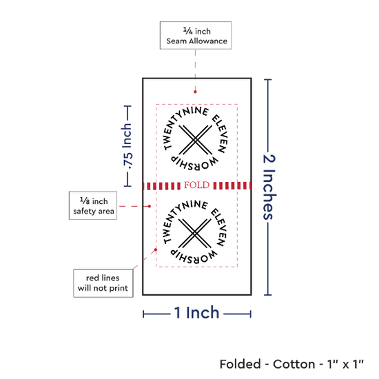 PPLR_HIDDEN_PRODUCT Print Your Logo or Image on FOLDED Cotton Tags