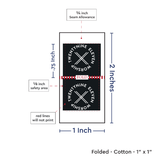 PPLR_HIDDEN_PRODUCT Print Your Logo or Image on FOLDED Cotton Tags