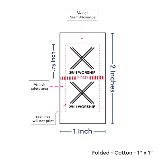 PPLR_HIDDEN_PRODUCT Print Your Logo or Image on FOLDED Cotton Tags