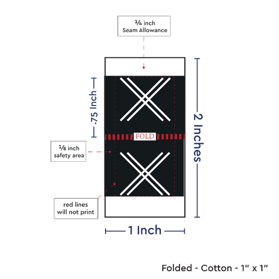 PPLR_HIDDEN_PRODUCT Print Your Logo or Image on FOLDED Cotton Tags