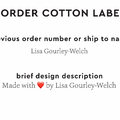 PPLR_HIDDEN_PRODUCT Reorder Previous Label Design - COTTON