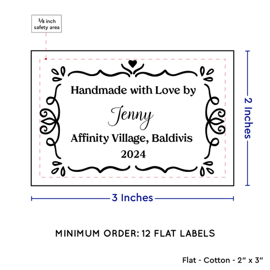 PPLR_HIDDEN_PRODUCT Swirl Accent Border (2"x3" Cotton - 12 labels/set)