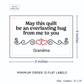 PPLR_HIDDEN_PRODUCT Double Heart Quote (2"x3" Cotton - 12 labels/set)