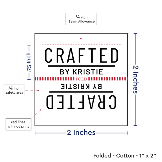 PPLR_HIDDEN_PRODUCT Print Your Logo or Image on FOLDED Cotton Tags