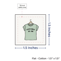 PPLR_HIDDEN_PRODUCT Print your Logo or Image on FLAT Cotton Tags