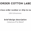 PPLR_HIDDEN_PRODUCT Reorder Previous Label Design - COTTON