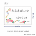 PPLR_HIDDEN_PRODUCT Thread and Flowers with Fill in Blanks (2"x3" Cotton - 12 labels/set)