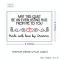 PPLR_HIDDEN_PRODUCT Double Heart Quote (2"x3" Cotton - 12 labels/set)