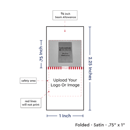 PPLR_HIDDEN_PRODUCT Print Your Logo/Image on Satin Tags (1" wide - Satin)