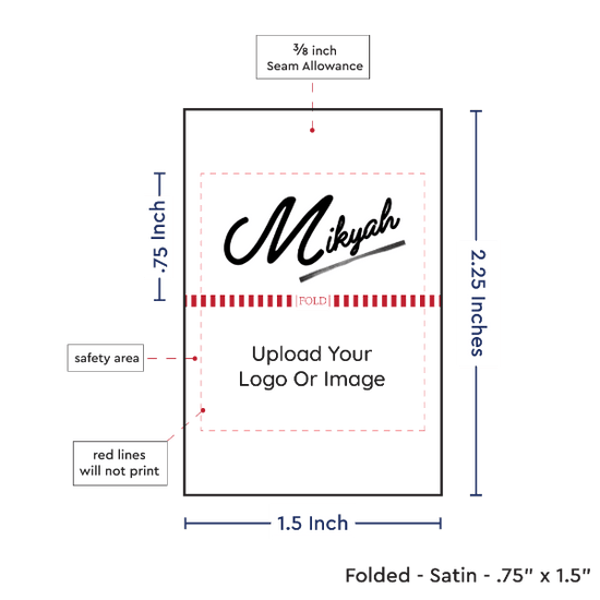 PPLR_HIDDEN_PRODUCT Print your logo/Image on Satin Tags (1.5" wide - Satin)